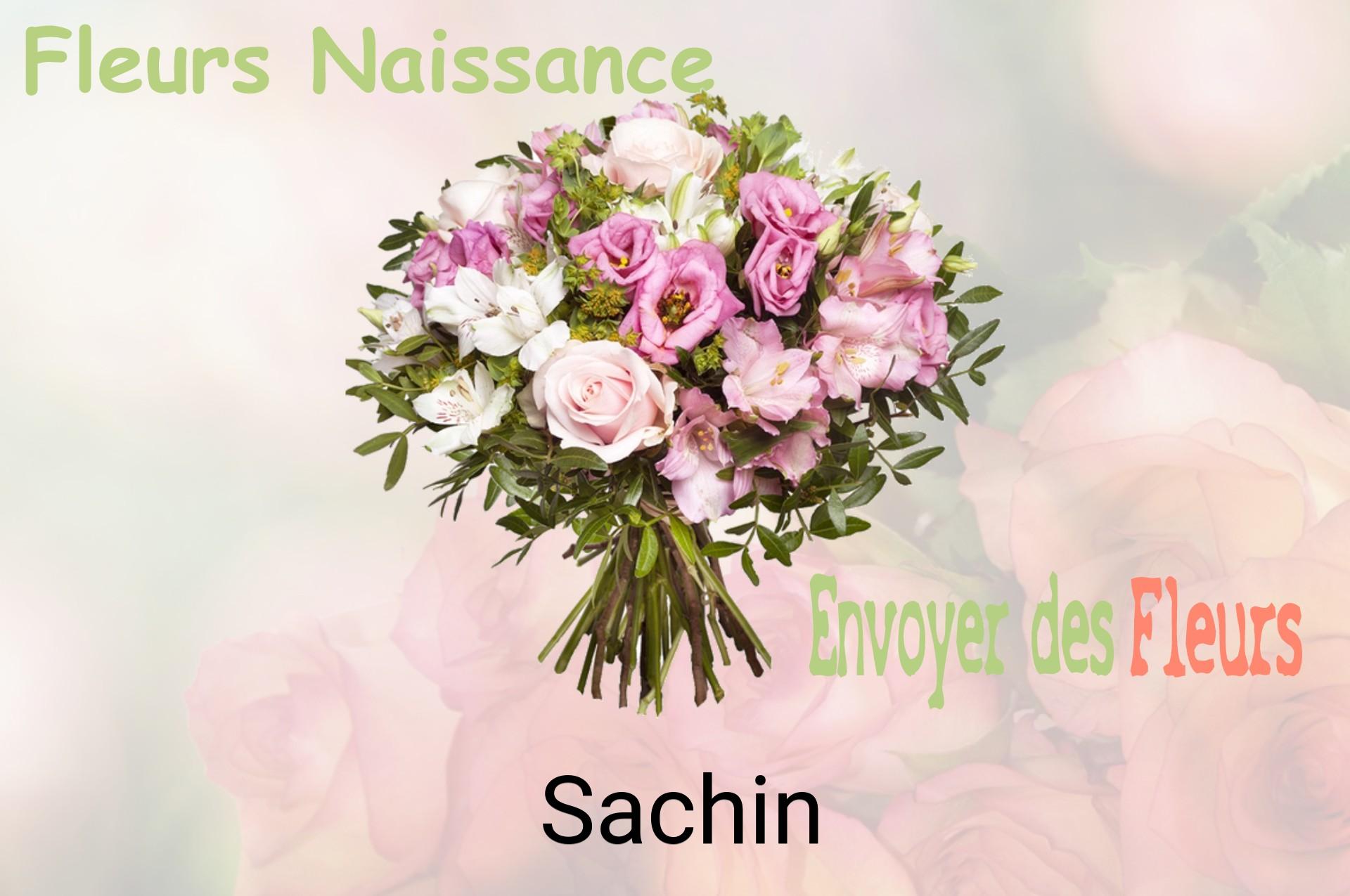 Bouquet de fleurs de naissance livré à Sachin